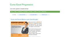 Desktop Screenshot of excelprogressivo.net