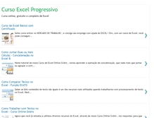 Tablet Screenshot of excelprogressivo.net